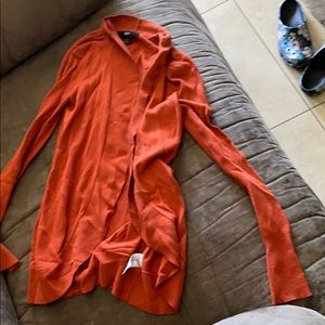 Burnt orange cardigan